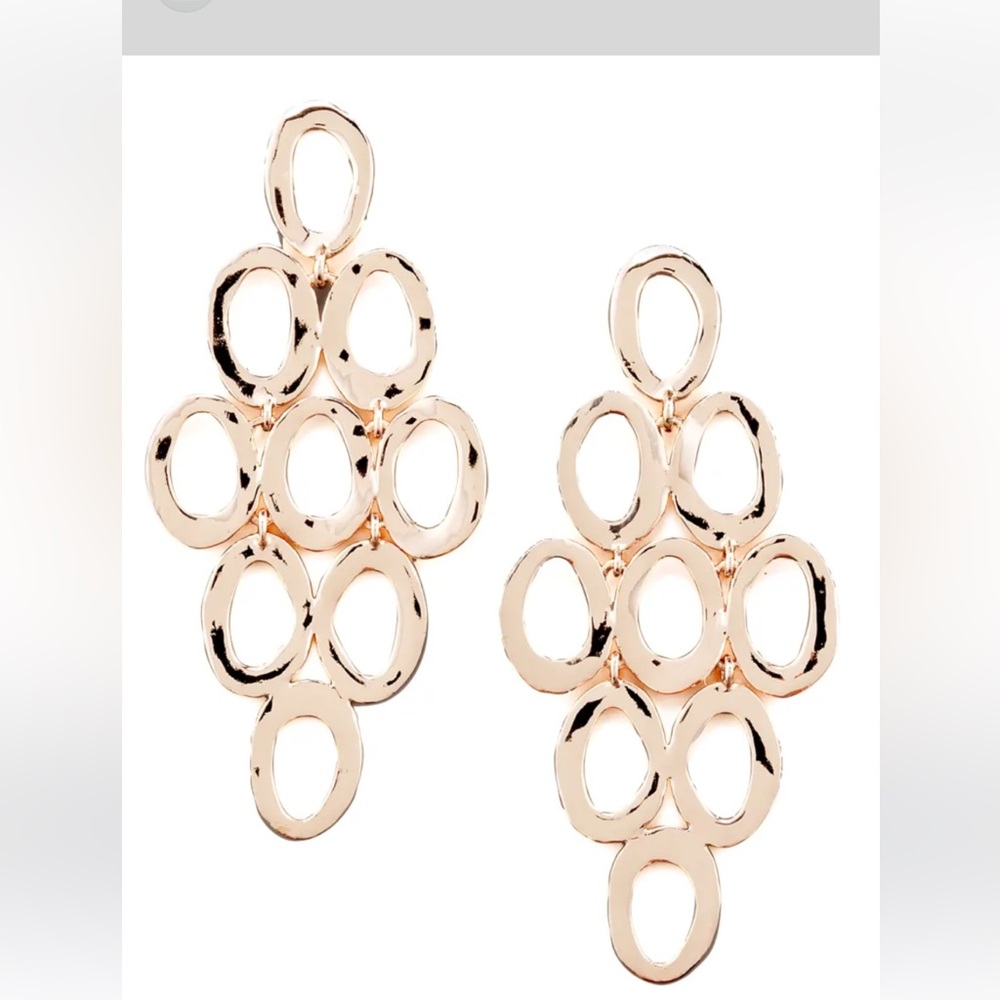IPPOLITA Rose Gold Open Cascade Post Earrings